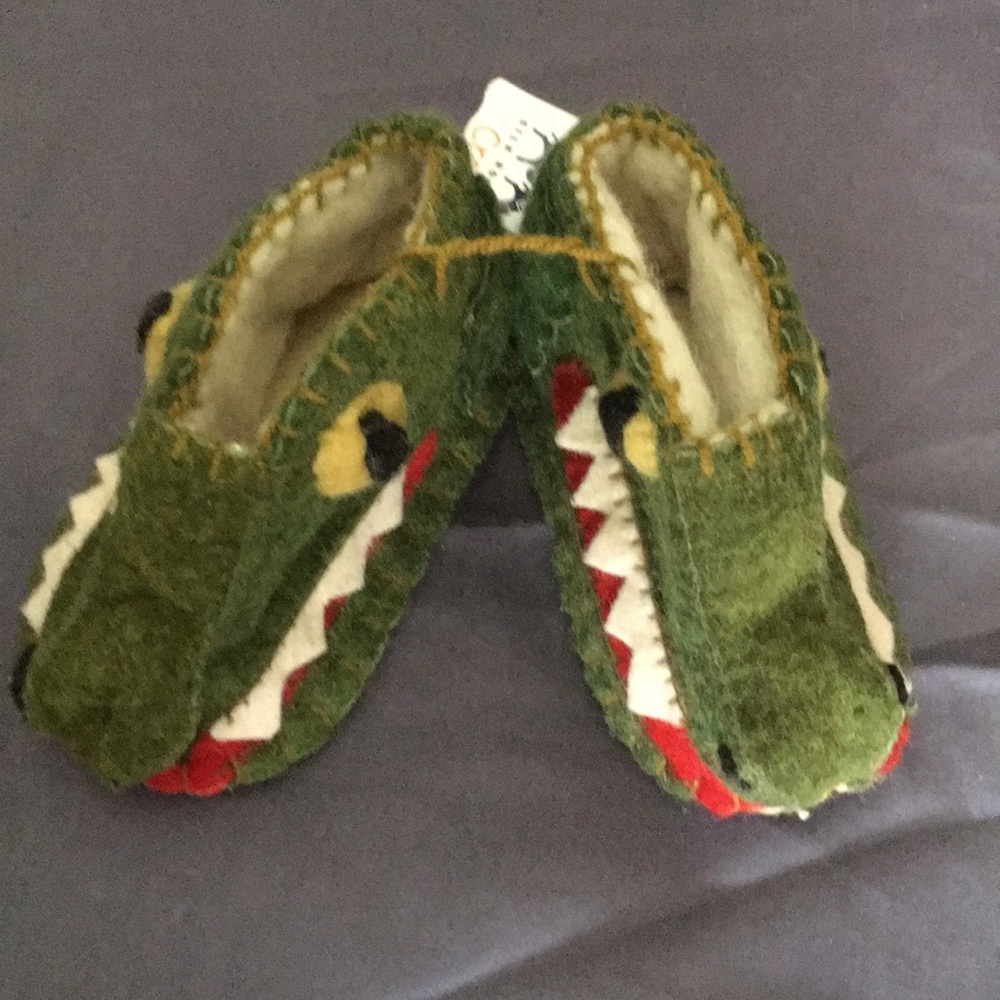 New Silk Road Bazaar boiled wool crocodile slipper